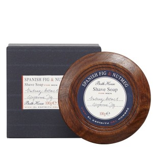 Skūšanās ziepes trauciņā Fig & Nutmeg 100g